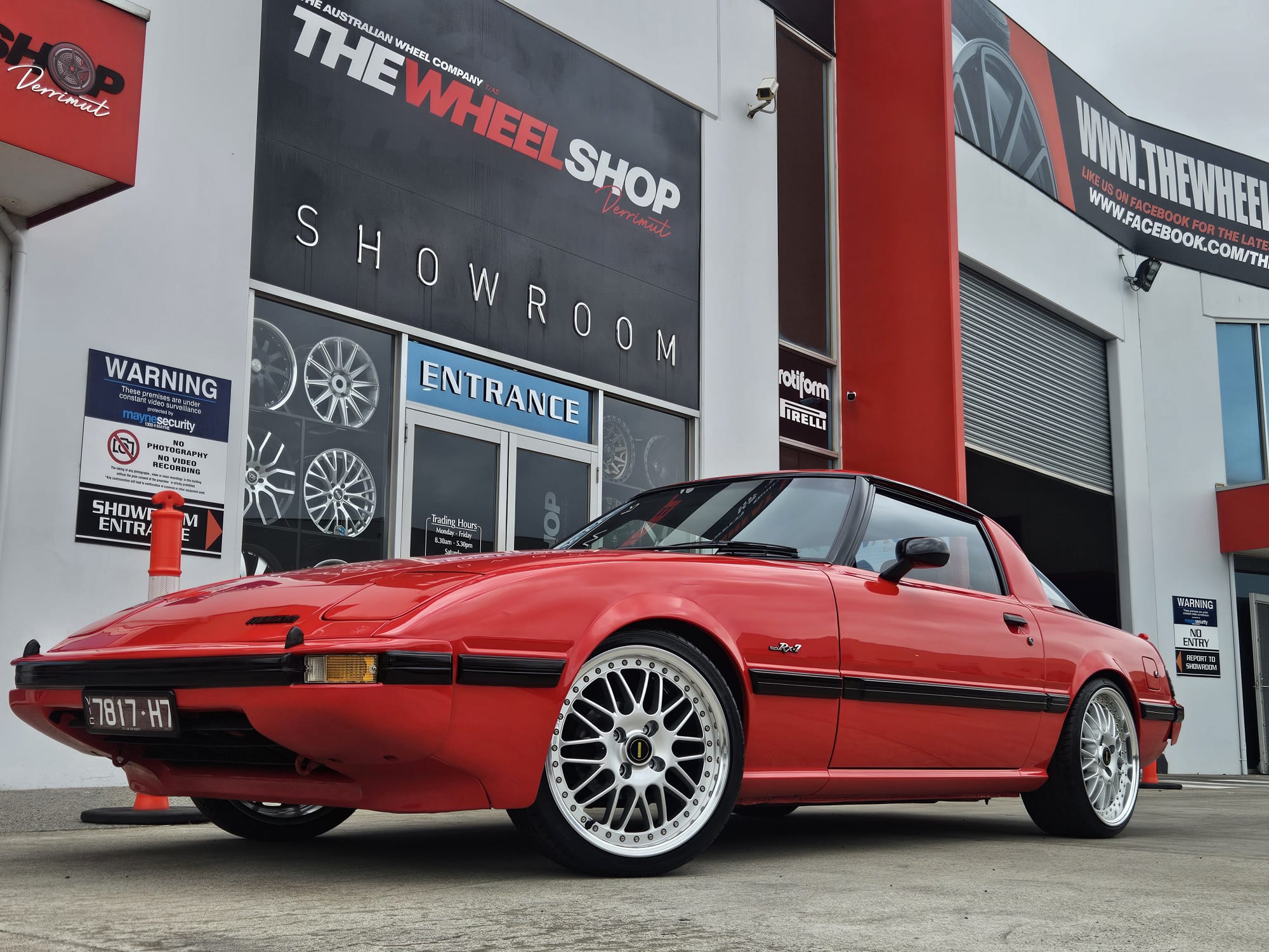 MAZDA RS7 WITH SIMMONS WHEELS |  | MAZDA