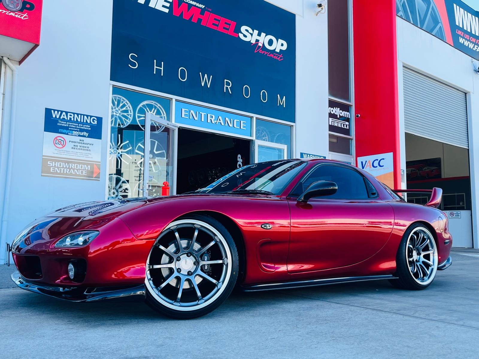 MAZDA RX7 WITH AVANT GARDE WHEELS |  | MAZDA