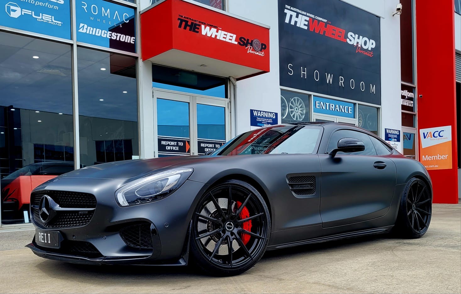 MERCEDES AMG GT WITH MECCA WHEELS |  | MERCEDES