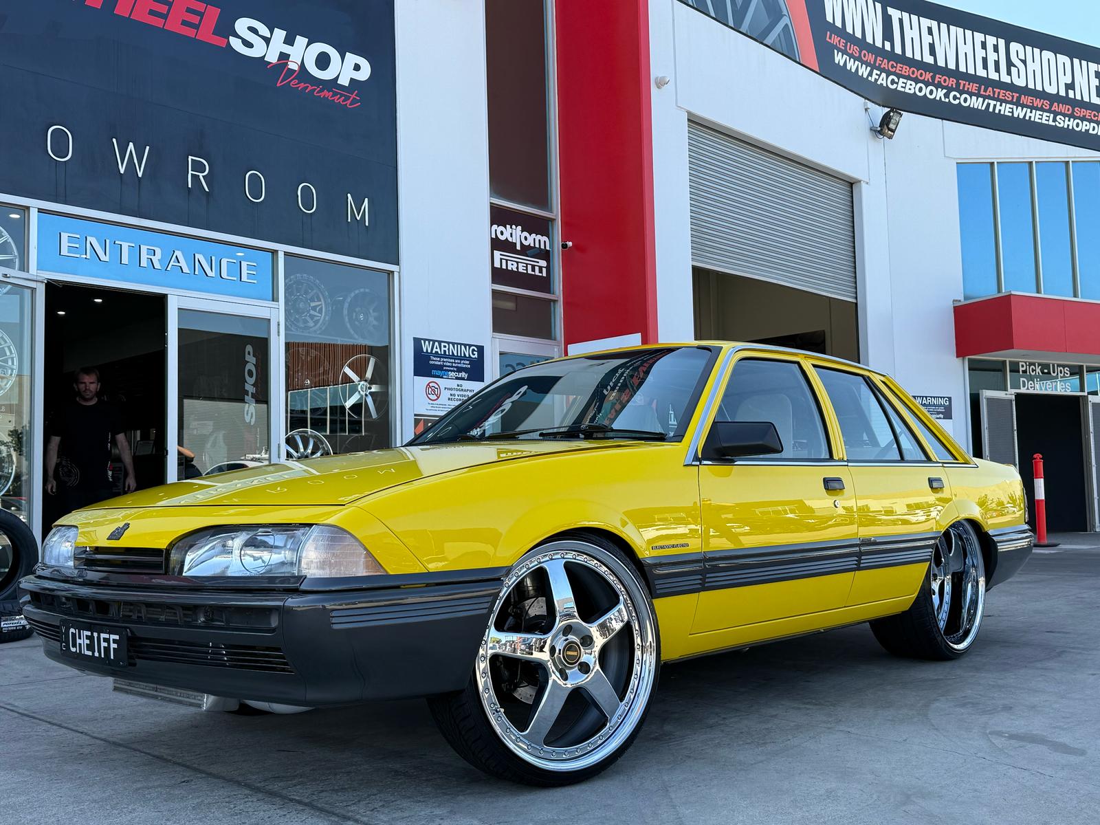 HOLDEN VL TURBO WITH CUSTOM SIMMONS FR WHEELS |  | HOLDEN