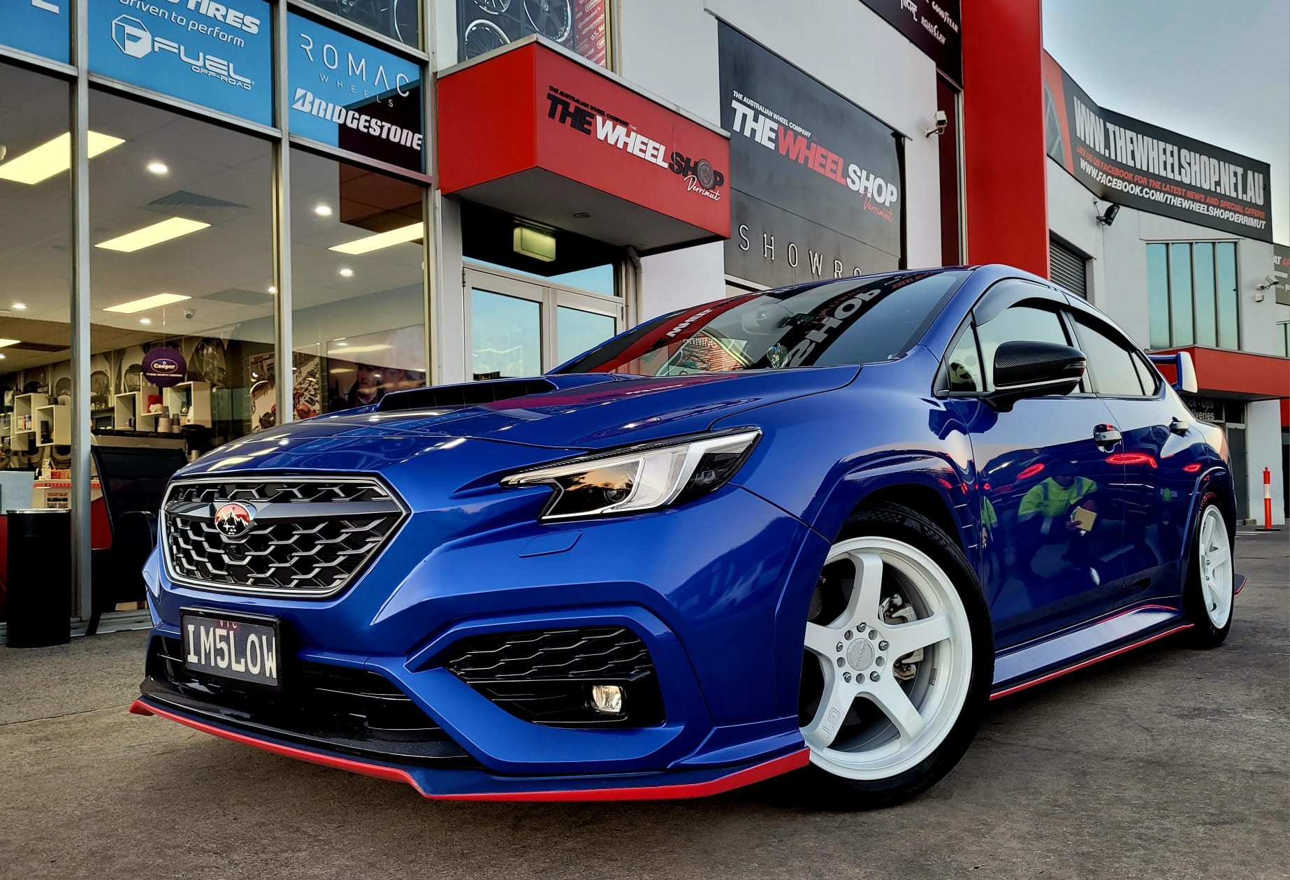 SUBARU WRX WITH HUSSLA GT WHEELS |  | SUBARU