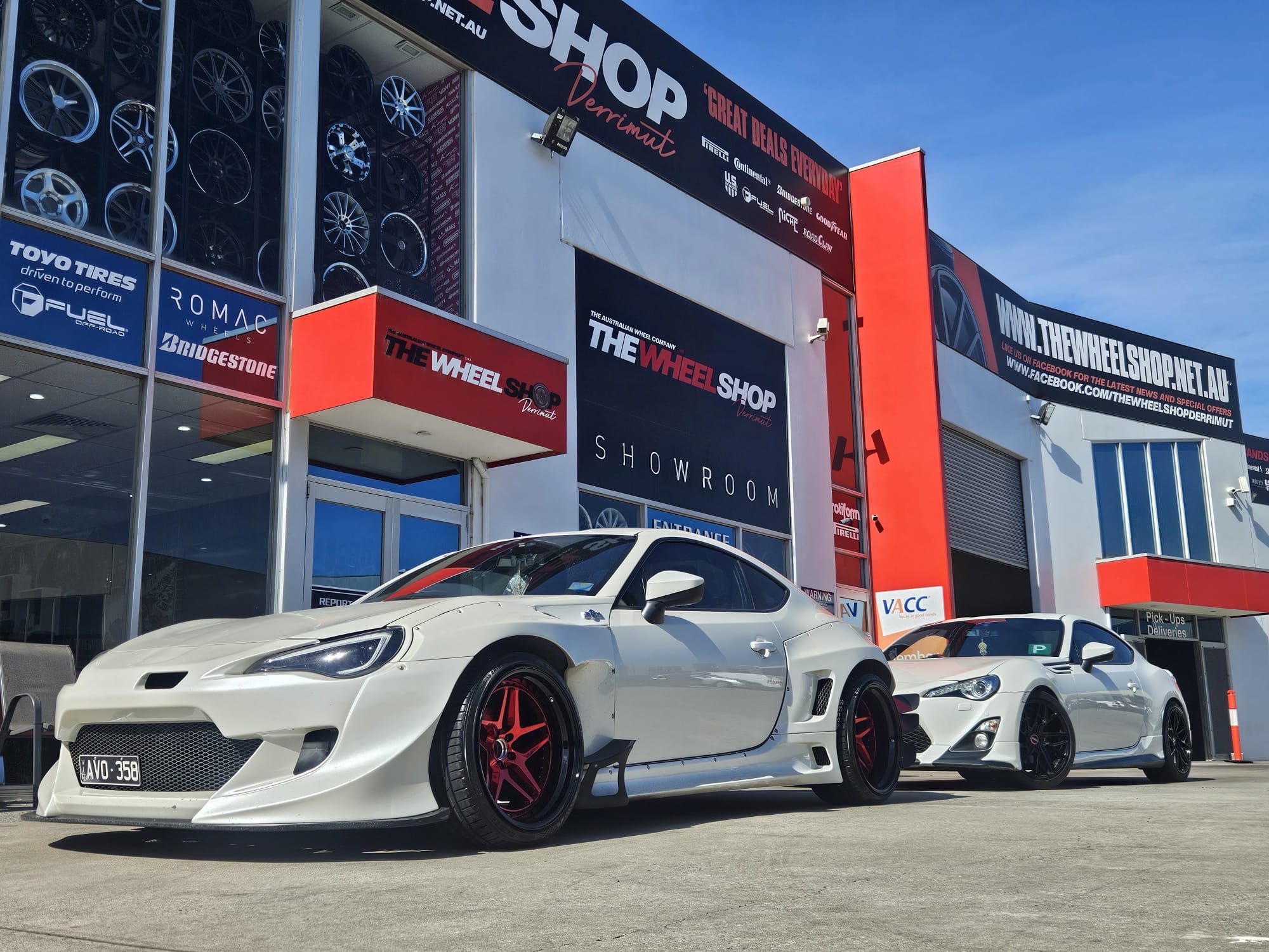 TOYOTA GT86S WITH CUSTOM WHELS |  | TOYOTA