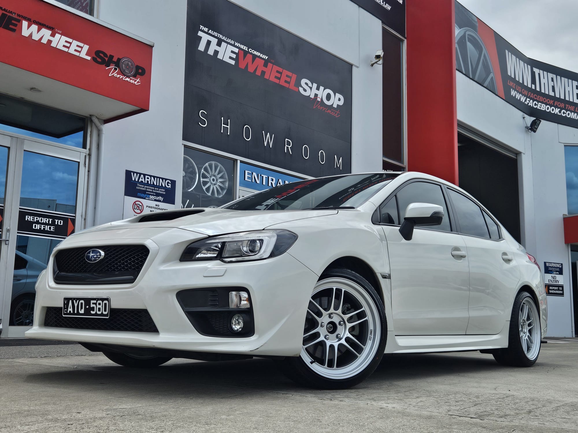 SUBARU WRX WITH ENKEI WHEELS |  | SUBARU