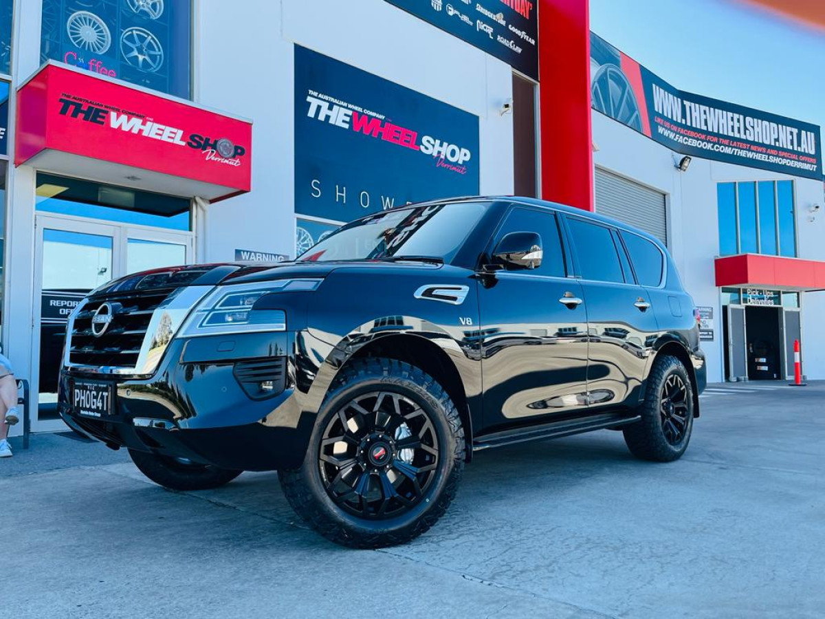 NISSAN PATROL WITH MAXXIS ALL TERRAINS |  | NISSAN
