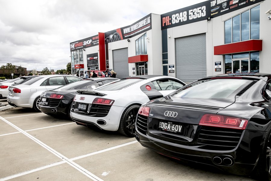 AUDI R8S AT WHEELS SHOP  |  | AUDI