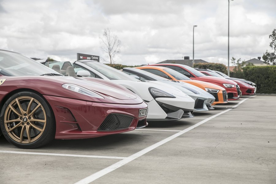 SUPERCARS AT WHEEL SHOP |  | FERRARI 