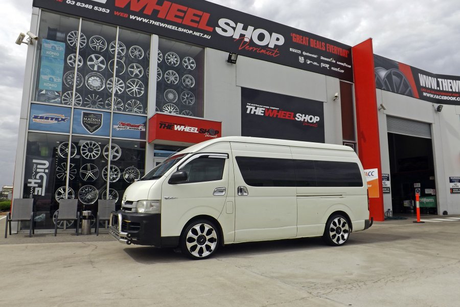 TOYOTA HI ACE WITH 20 INCH ADVANTI WHEELS  |  | 