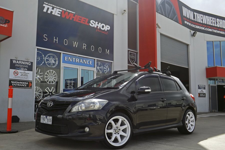 TOYOTA COROLLA WITH 17 INCH HR RACING WHEELS  |  | TOYOTA 