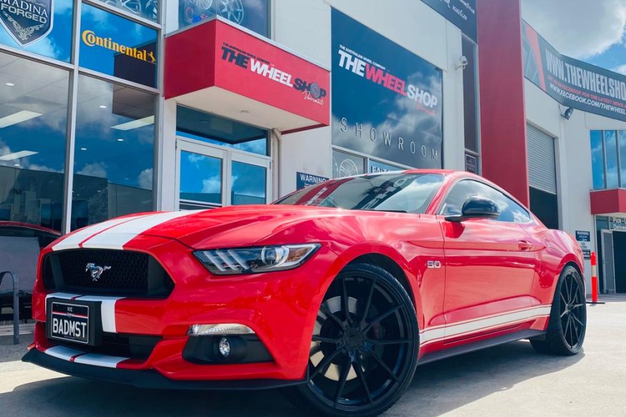 FORD MUSTANG WITH VERTINI WHEELS |  | FORD