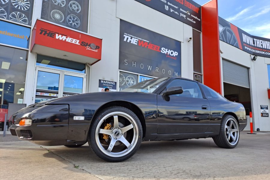 NISSAN 180SX WITH HUSSLA WHEELS  |  | NISSAN