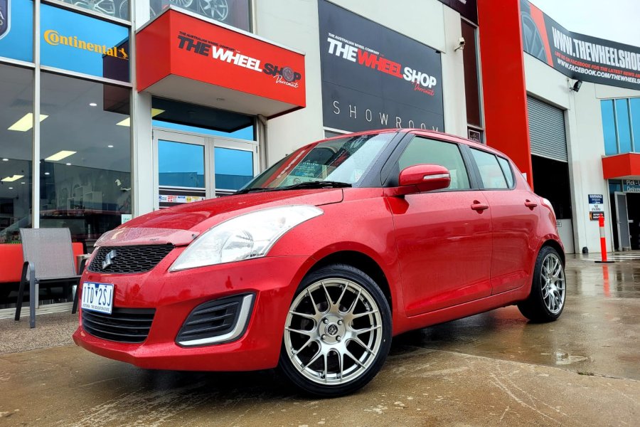 SUZUKI SWIFT WITH HUSSLA WHEELS |  | SUZUKI